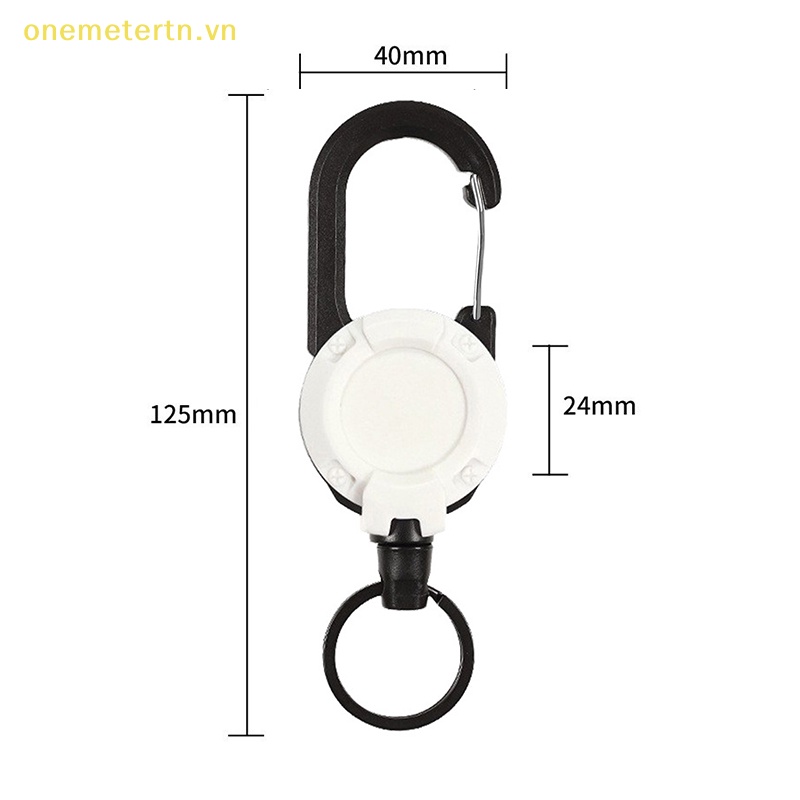 Onemetertn 1 Móc Chìa Khóa Thể Thao Co Giãn Chống Thất Lạc Chống Trượt Bằng Kim Loại Dễ Sử Dụng
