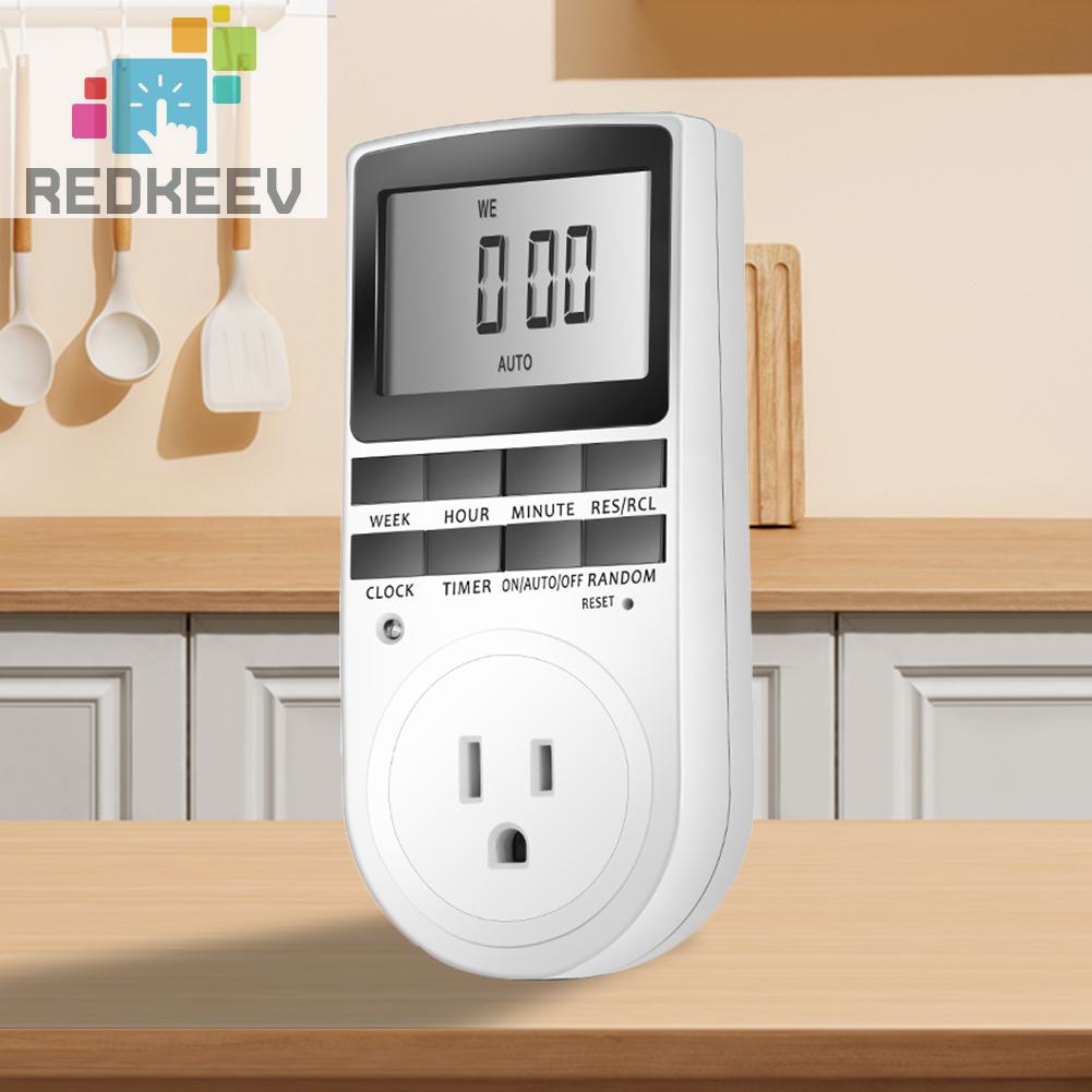 Ổ Cắm Điện Hẹn Giờ Màn Hình LCD Tiện Dụng Cho Nhà Bếp