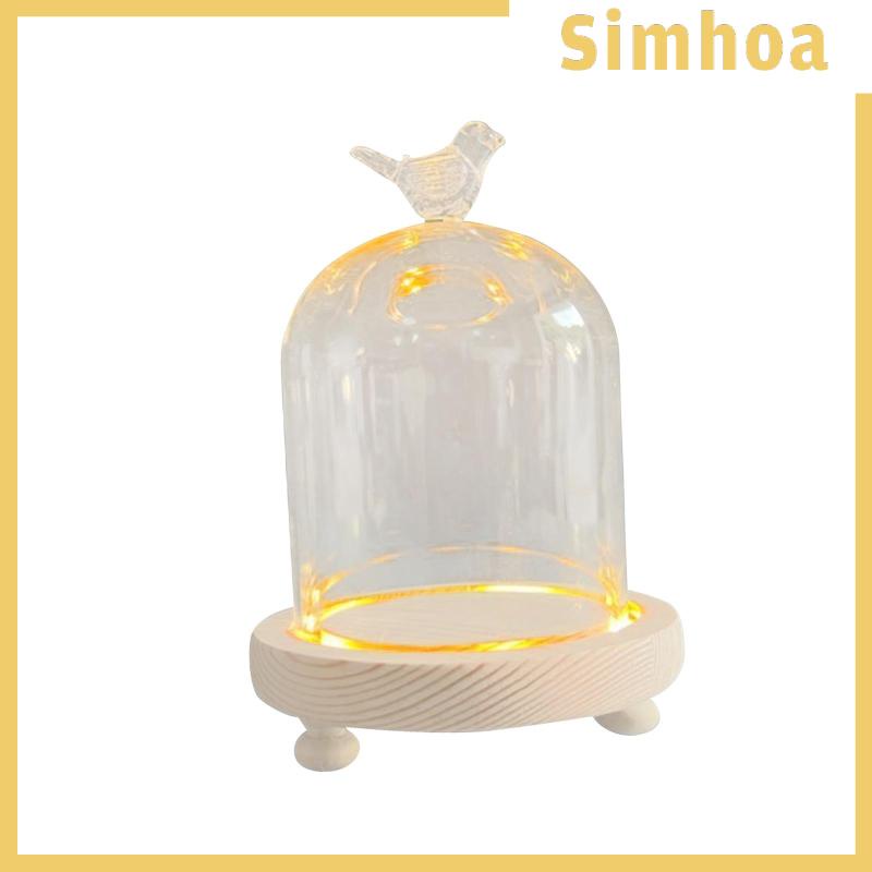 Hộp Thủy Tinh Trong Suốt Hình Mái Vòm Dùng Trưng Bày Hoa DIY Cho Ngày Valentine