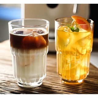 Ly thủy tinh linq white beverage 355ml | thủy tinh cường lực cao cấp