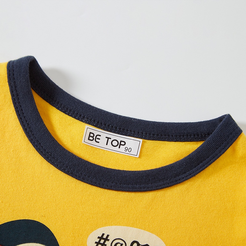 Áo Thun Cotton Tay Ngắn In Họa Tiết Hoạt Hình 3D Thời Trang Mùa Hè Dành Cho Trẻ Em 1-10Y 2023