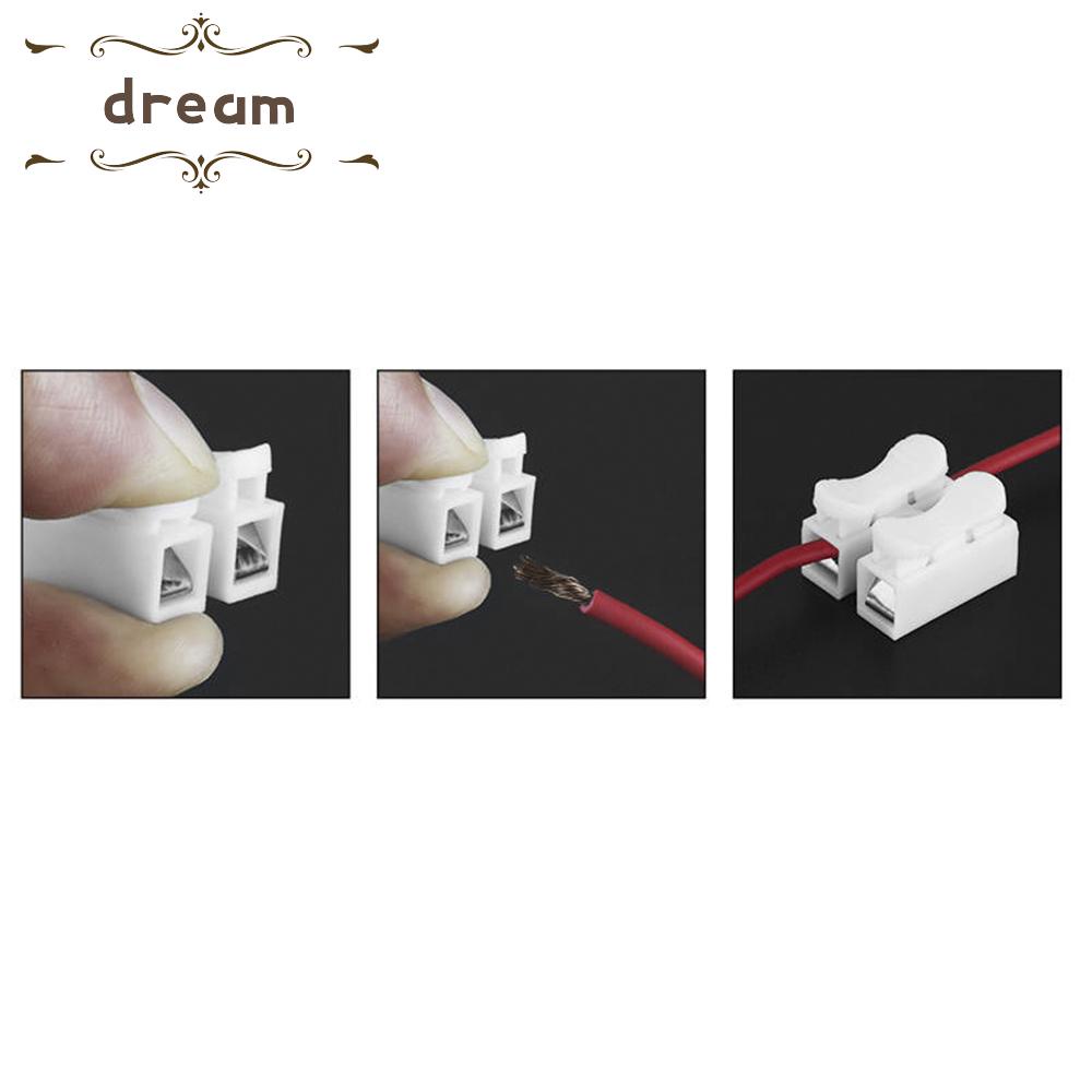 【DREAMLIFE】Reliable Wire Connector Terminal Block for Wire Cable Industry 10 Pieces