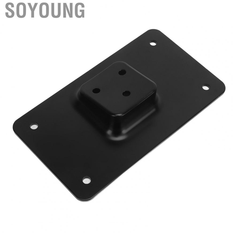 Soyoung Laydown License  Mount Easy Installation 3 Holes Mounting for Motorbike