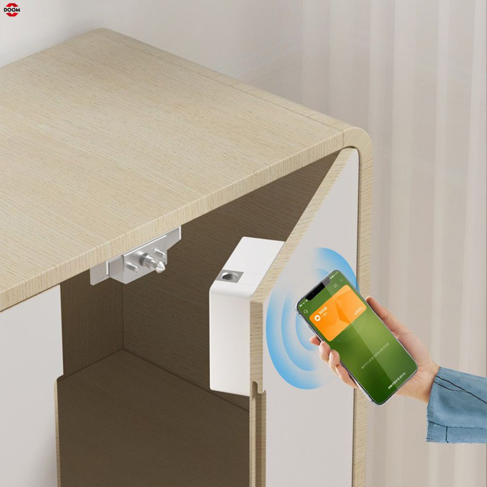 Thẻ Ic thông minh Rfid Nfc Ngăn kéo tủ điện ẩn Khóa cảm biến Cài đặt vô hình Tủ khóa Ngăn kéo đồ nội thất Khóa thông minh 【doom】