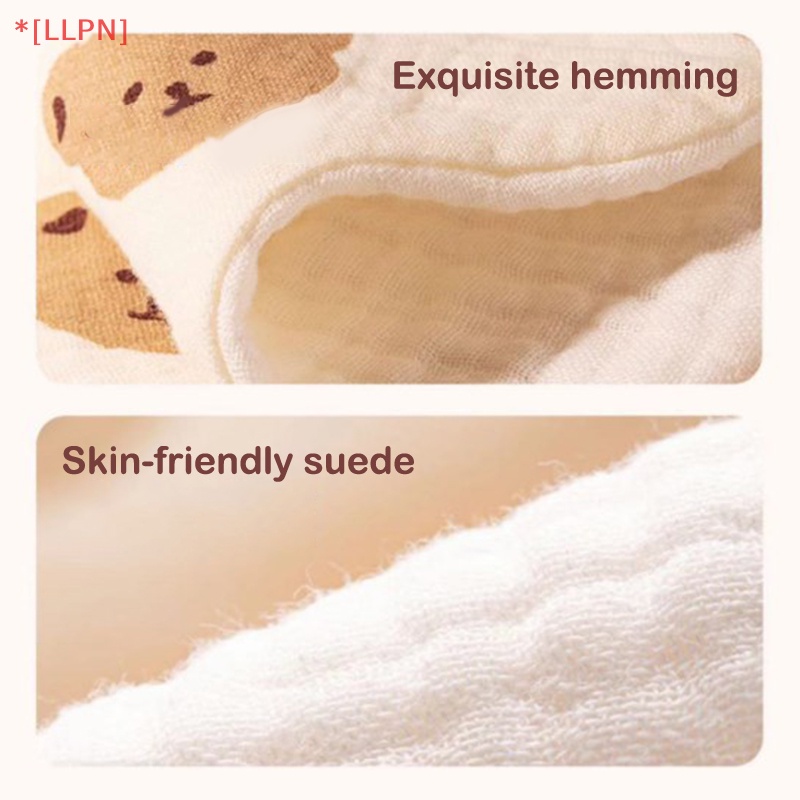 Yếm Ăn Sáu Lớp Bằng Cotton Có Thể Xoay 360 Độ Tiện Dụng Cho Bé