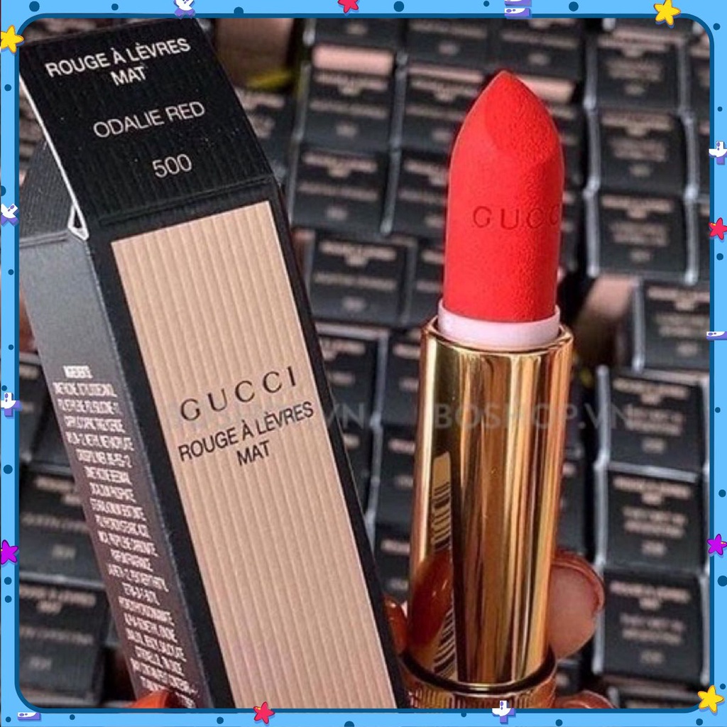 Son Gucci 500 đỏ cam MỚI về