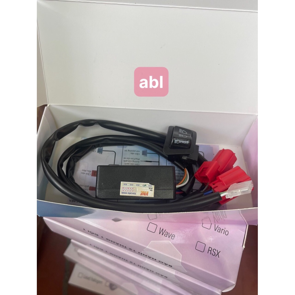 Mạch Tắt Đèn kèm công tắc Passing dành cho các dòng xe honda đời mới Ware,SH,Winner X,Lead,AirBlade,Vision, RSX..V.V