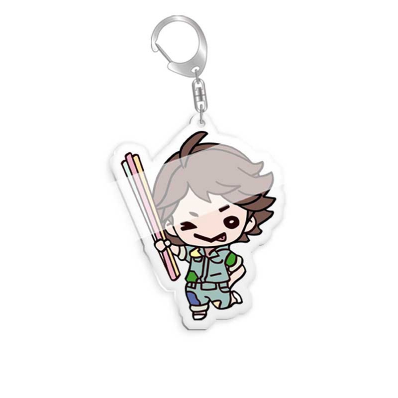 Jjiuad Móc Chìa Khóa Bằng Acrylic Hình Cầu Thủ Bóng Chuyền Anime Hyuga Shoyo Kageyama Feixo