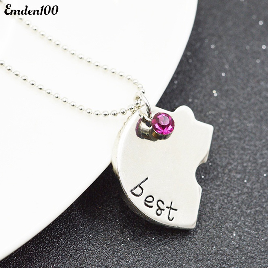 Bộ 4 Vòng cổ Mặt Trái Tim Đính Đá Thời Trang