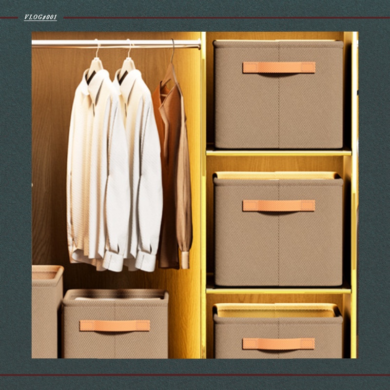 Hộp Đựng Quần Áo / Đồ Chơi Trẻ Em Khung Thép Dày Gấp Được Susun Baju