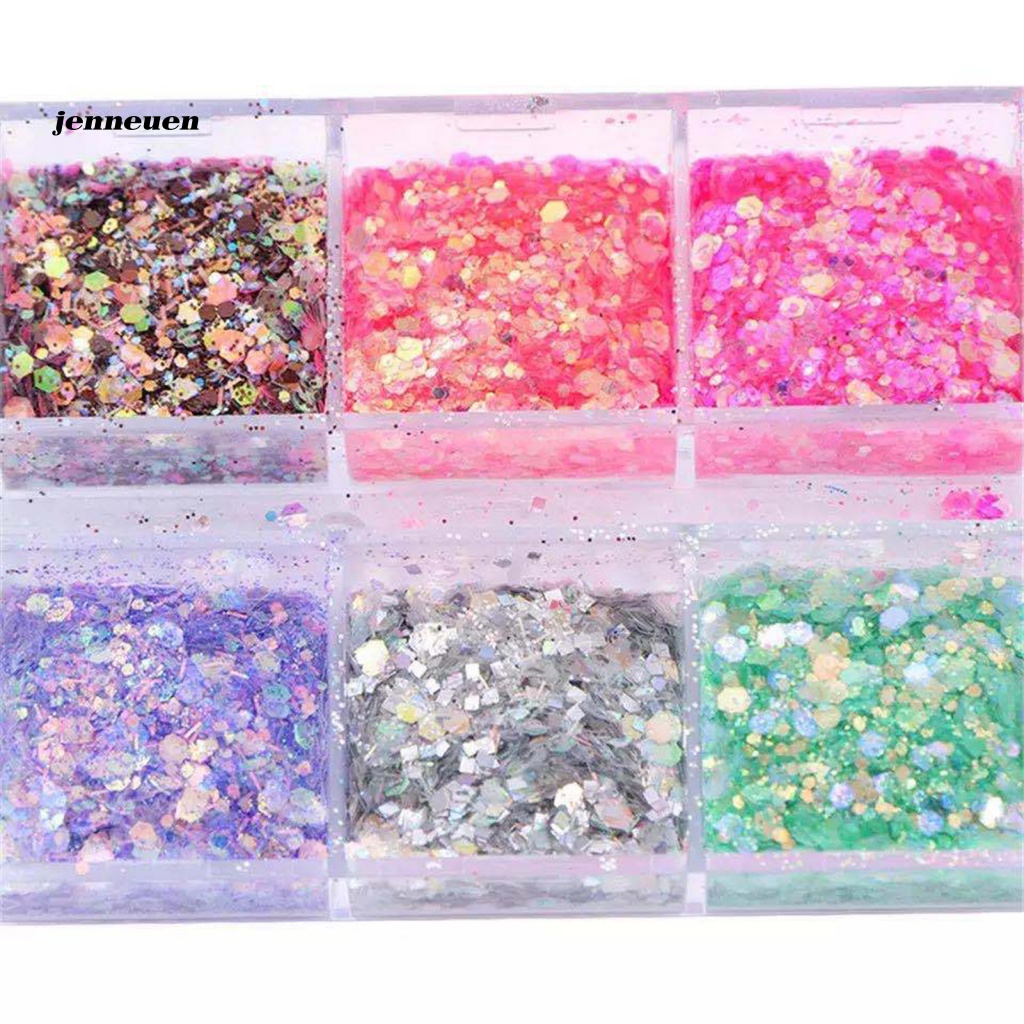 Hạt Kim Sa Lấp Lánh Dùng Trang Trí Móng Tay / Mặt / Cơ Thể Nghệ Thuật DIY