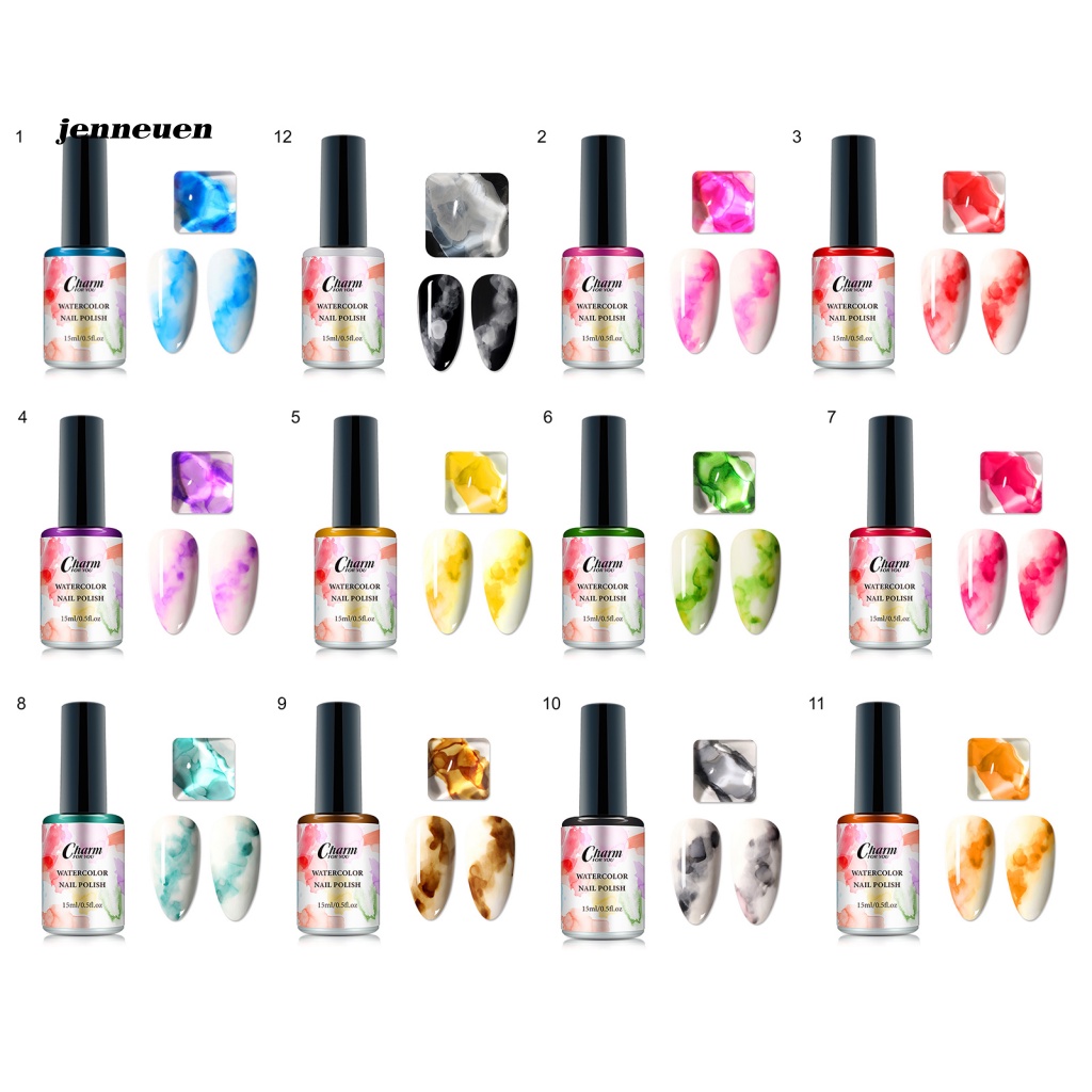 Sơn Móng Tay Gel DIY Dạng Lỏng Khô Nhanh Nhiều Phong Cách Dành Cho Nữ