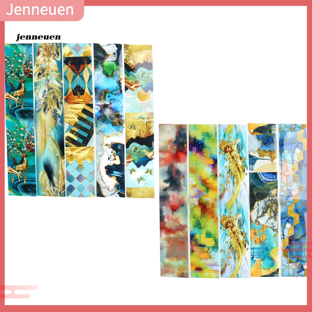 Set 10 Lọ Gel Sơn Móng Tay Họa Tiết Bầu Trời Sao Dùng Trang Trí Nghệ Thuật