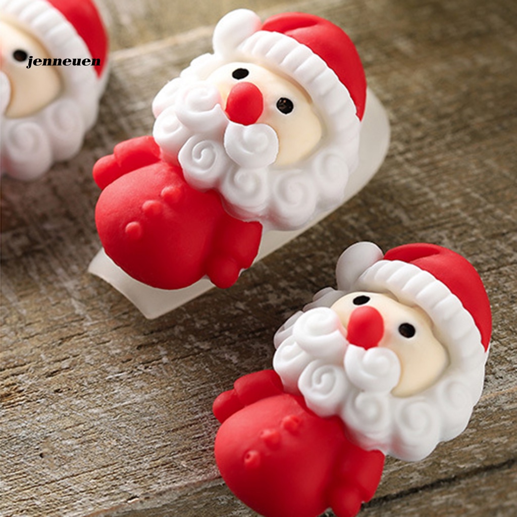 Set 5 Phụ Kiện Trang Trí Móng Tay Chủ Đề Giáng Sinh Năm Mới