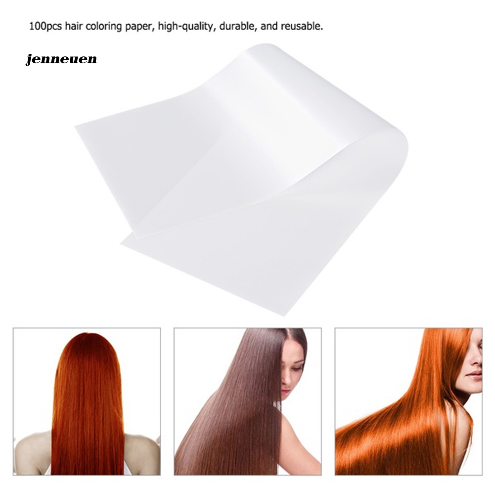 Set 100 Tấm Tách Giấy Dùng Cho Nhuộm Tóc Có Thể Tái Sử Dụng