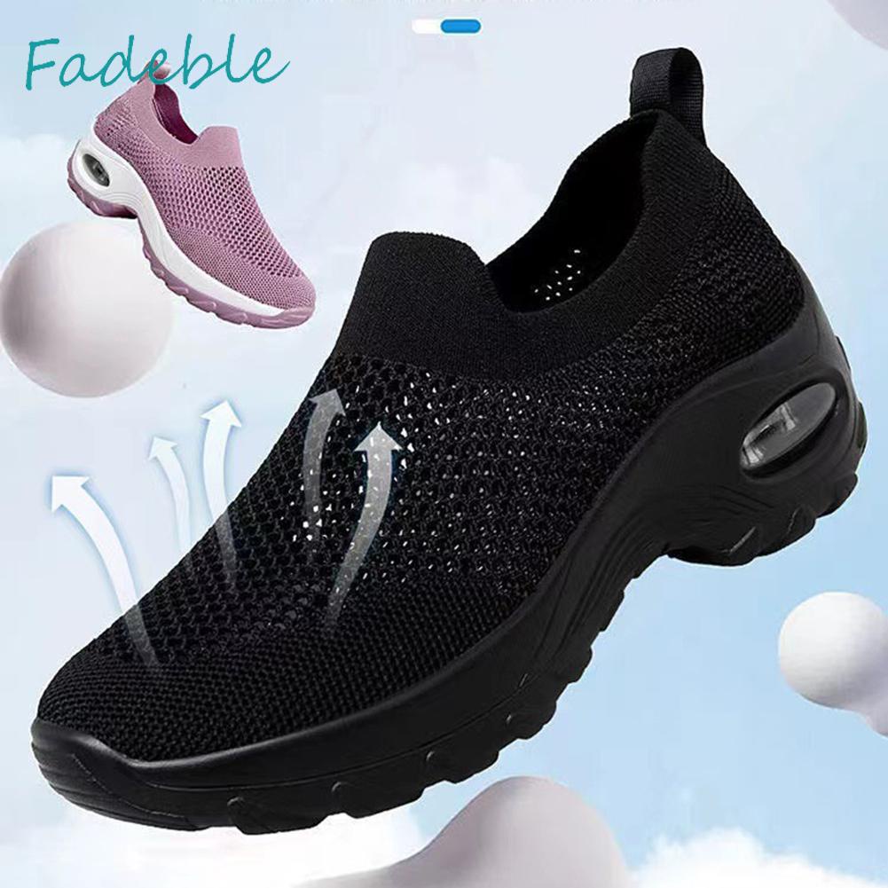 Giày Thể Thao Đế Chống Sốc Trọng Lượng Nhẹ Thoáng Khí Thời Trang Mùa Hè Dành Cho