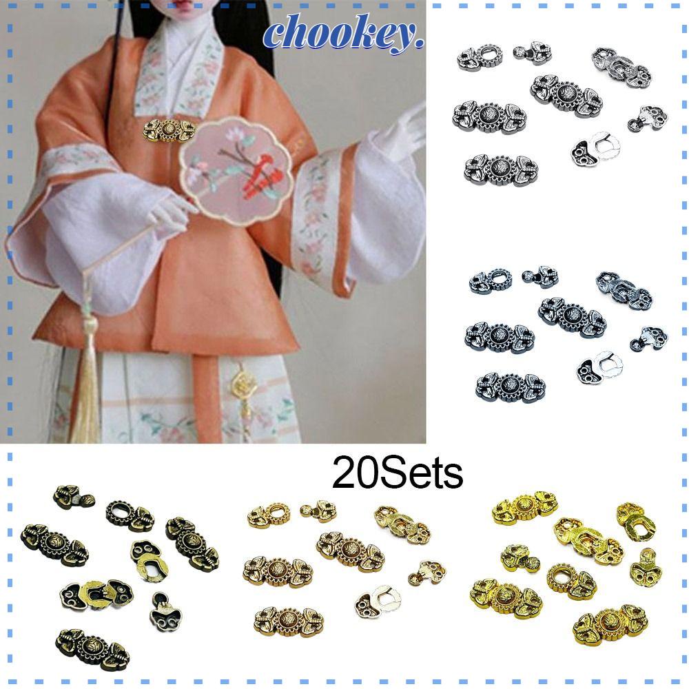Set 20 Nút Thắt Lưng Mini Bằng Kim Loại Chất Lượng Cao