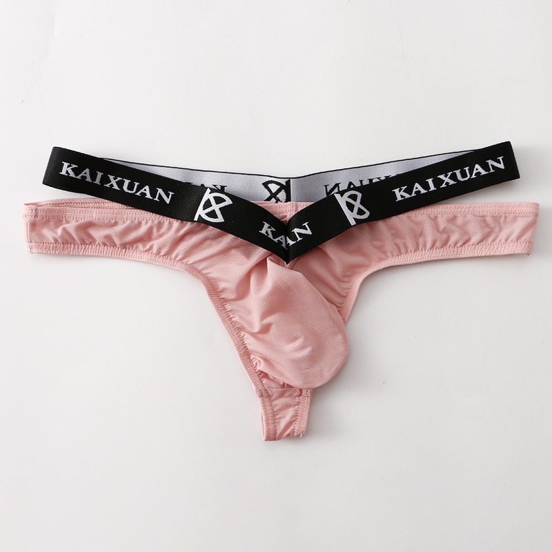 Quần lót nam sexy/Jockstrap G-String Thong/Thong cho nam giới Băng lụa lưới vải thoáng khí thoải mái