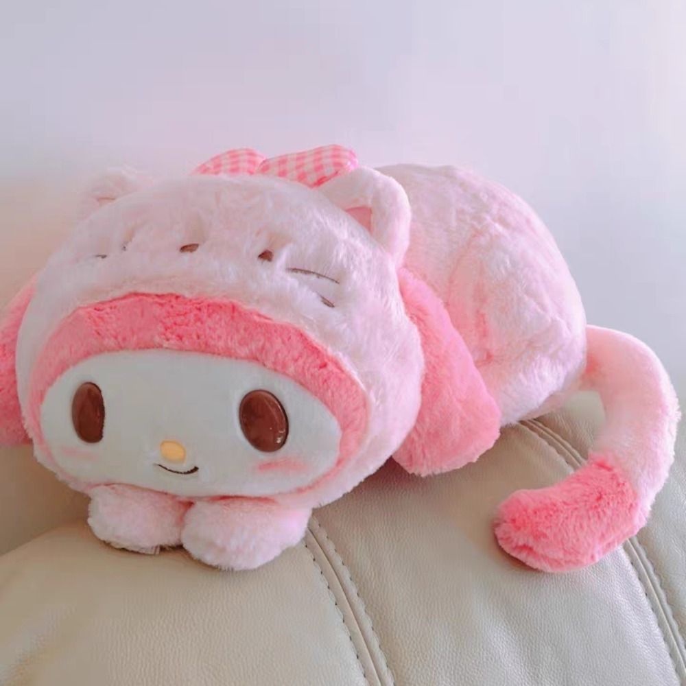 Búp Bê Nhồi Bông Kuromi 32x20cm Dùng Làm Quà Tặng Sinh Nhật