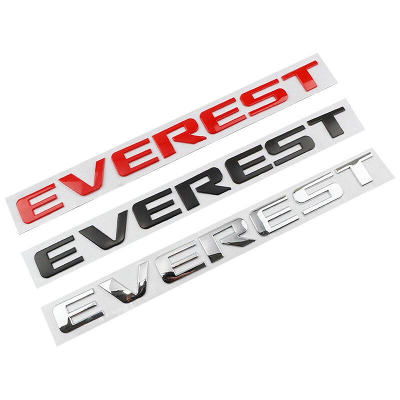 Logo Chữ EVEREST Bằng ABS Trang Trí Mui Xe Hơi FORD