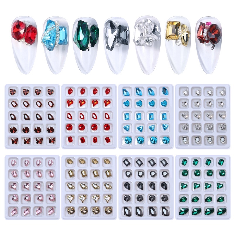 Phụ Kiện Đính Đá Trang Trí Móng Tay K9 K2 2023