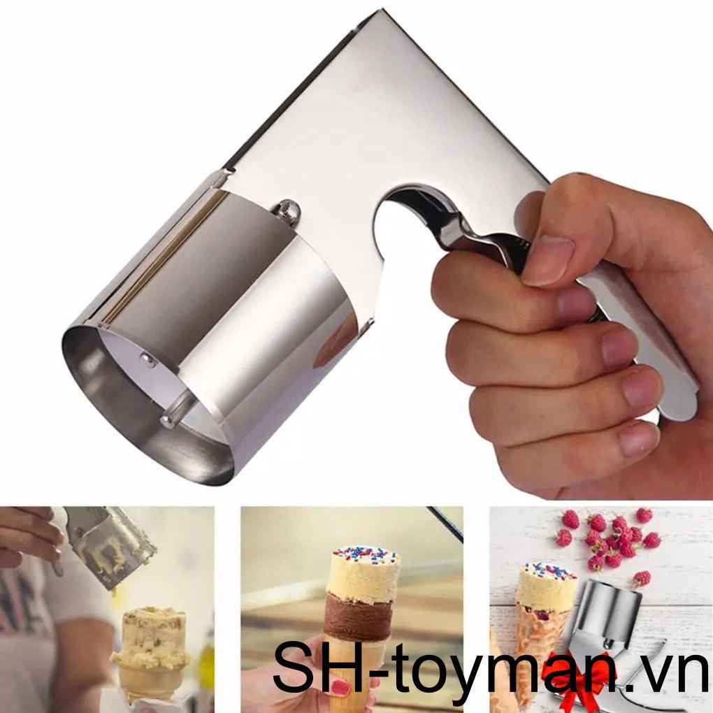 Muỗng Múc Đá Viên Bằng Thép Không Gỉ Tiện Lợi Dễ Rửa Và Sử Dụng