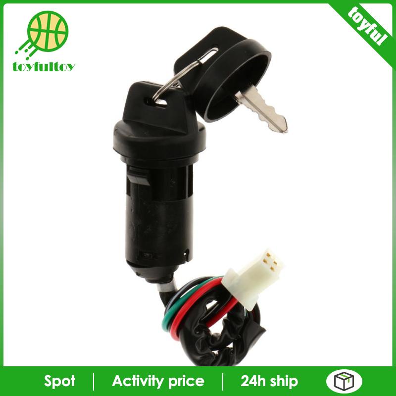 Ổ Khóa Đánh Lửa 4 Dây Cho 90cc 110cc 125cc 150cc 200cc