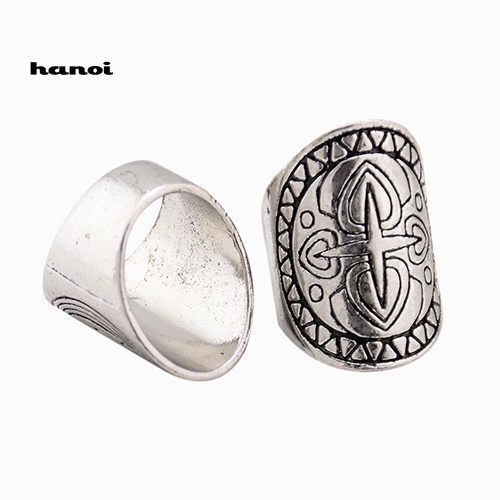 Set 4 Nhẫn Mạ Bạc Phong Cách Bohemian Cổ Điển Dành Cho Nữ