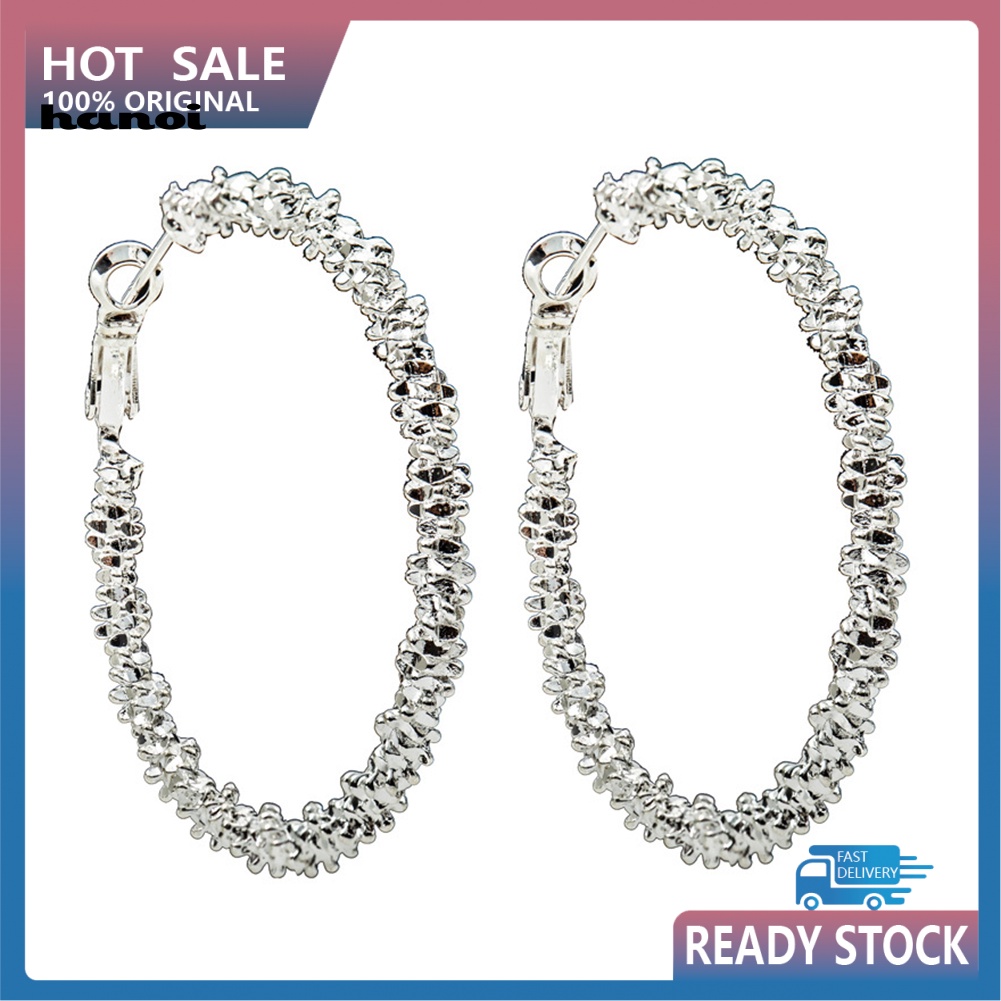 Khuyên Tai Nữ Hình Tròn Lớn Thời Trang