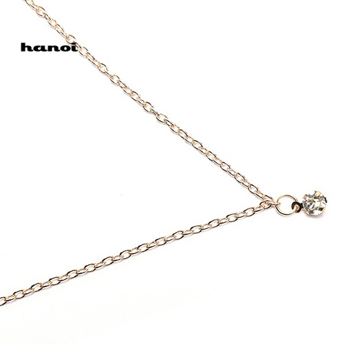 Khuyên Rốn Phối Dây Xích Đính Đá Thời Trang Cho Nữ