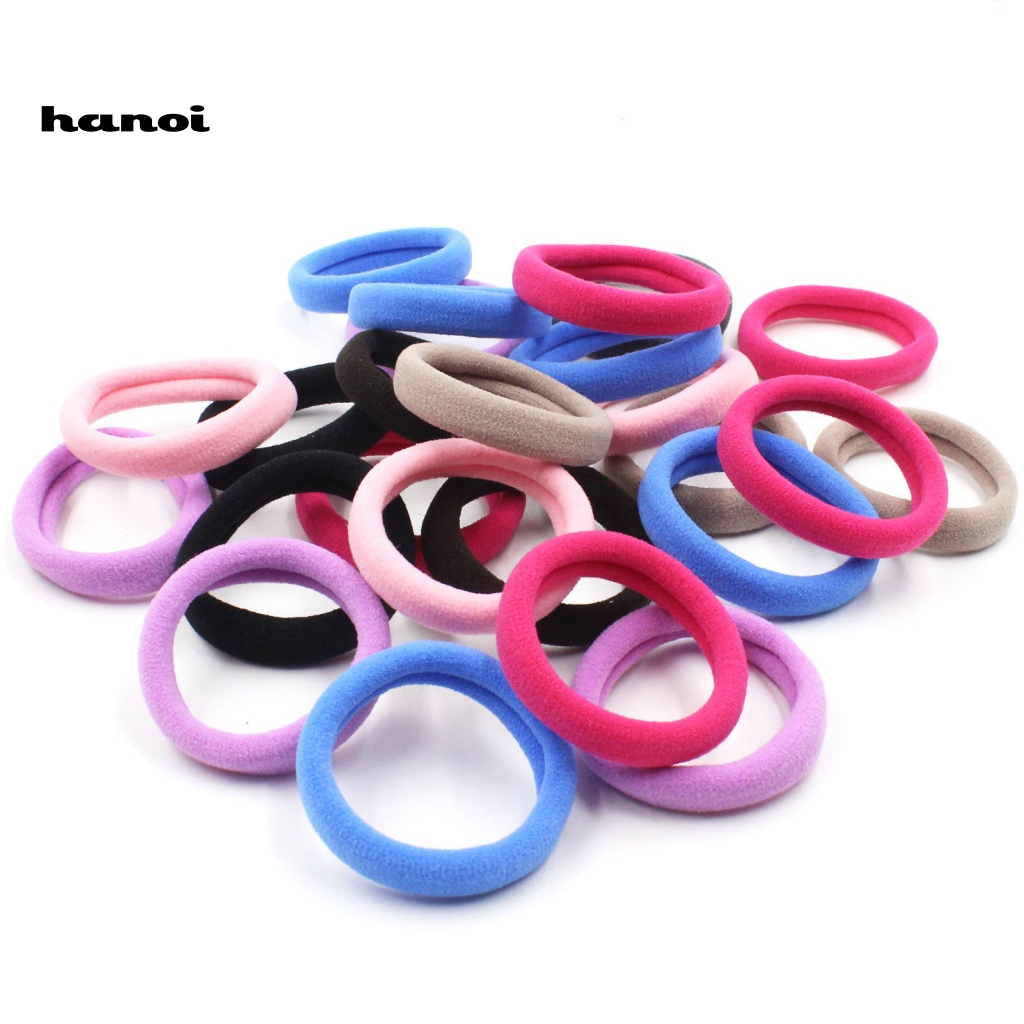 Set 20 Dây Buộc Tóc Co Giãn Thời Trang Nữ