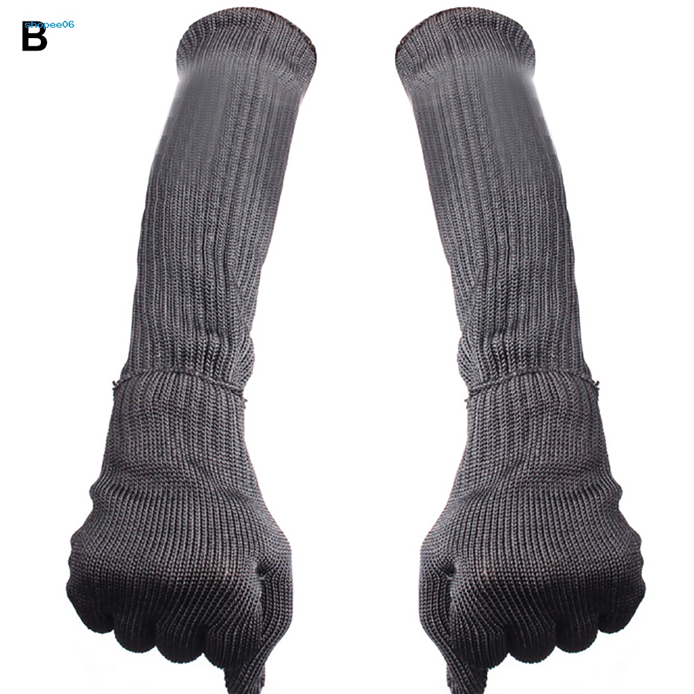 Bộ 2 Ống Bảo Vệ Cánh Tay Bằng Thép Không Gỉ 5 Mức Độ An Toàn Chống Đứt