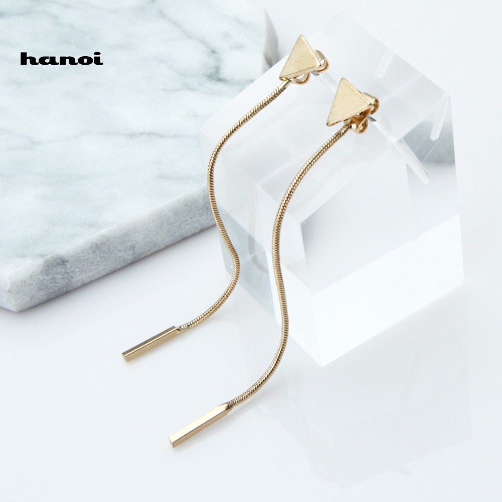 Đôi Khuyên Tai Dài Gắn Núm Tua Thời Trang Cho Nữ