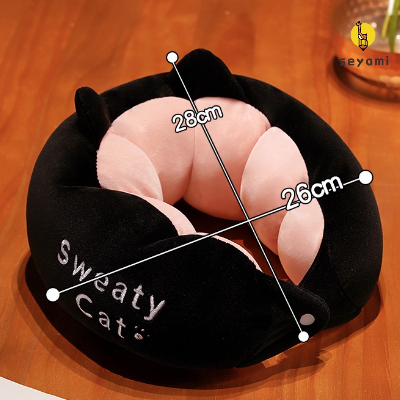 Gối Kê Cổ Chữ U Hình Sâu Bướm Hoạt Hình Dễ Thương