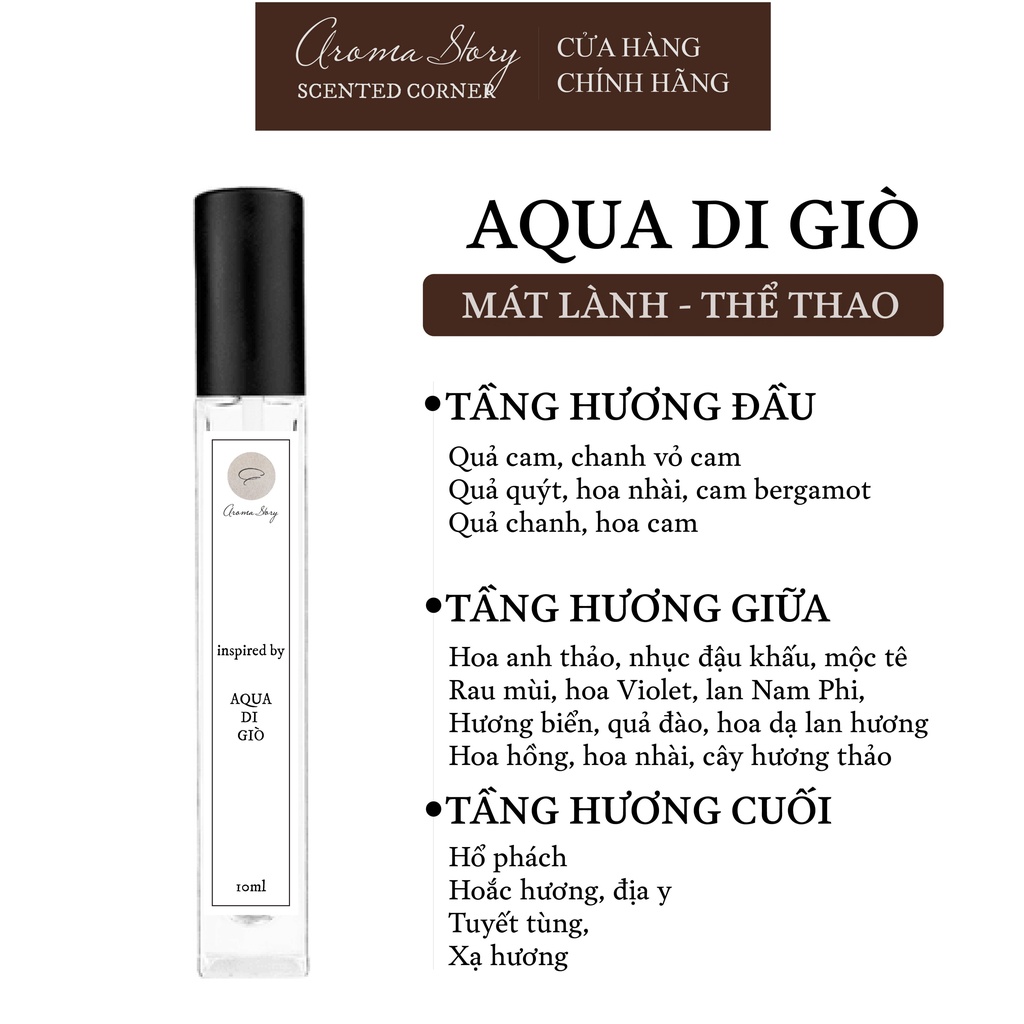 Tinh Dầu Nước Hoa Nam Sauvage EDP Aroma Story Tươi Mát, Nam Tính Lưu Hương 6-8 Giờ