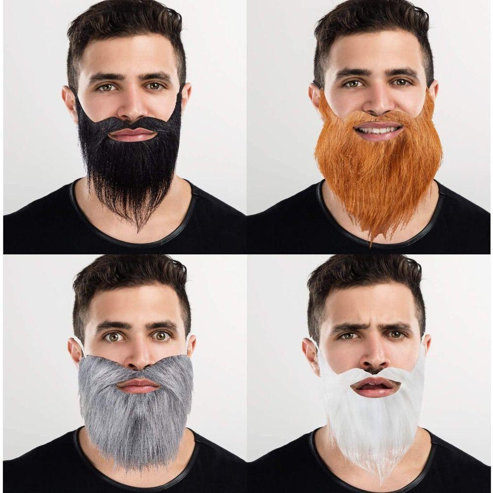 Shanrong Bộ Râu Giả Hóa Trang halloween Vui Nhộn Dễ Thương