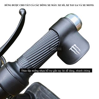Trợ lực tay ga xe máy - đen monster