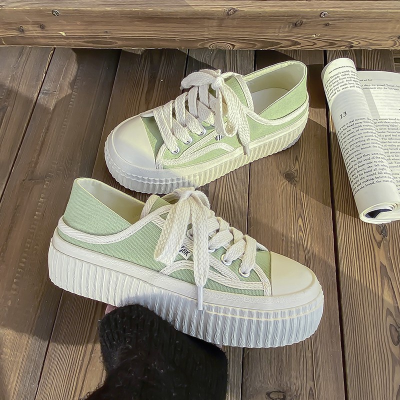 Giày Lười Màu Trắng Đế Dày Phong Cách Mới Kuang 2023