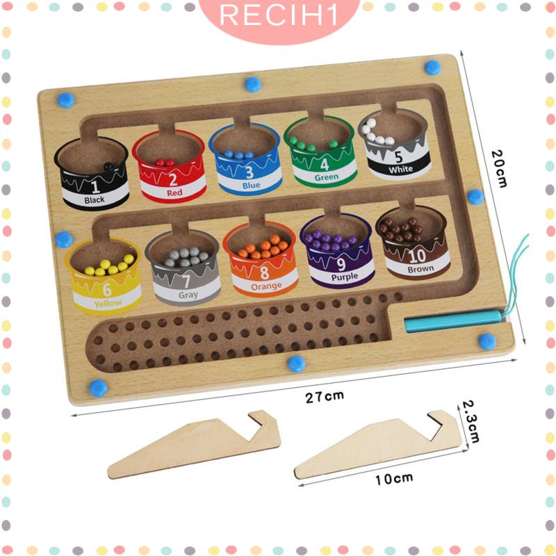 Bộ Đồ Chơi Mê Cung Bằng Gỗ Nhiều Màu Sắc Cho Trẻ Mẫu Giáo