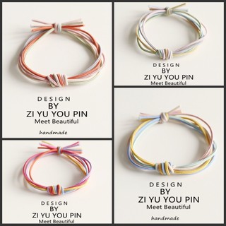 Dây Buộc Tóc Co Giãn Thắt Nút Đơn Giản Cho Nữ