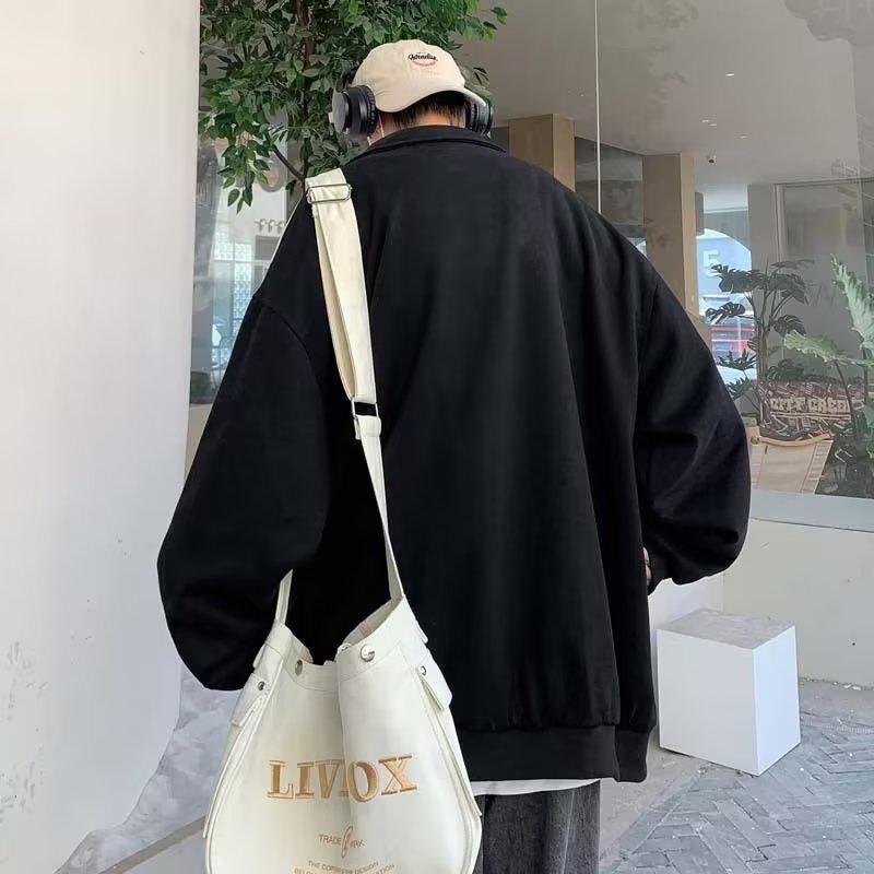 Áo Khoác Cardigan Dáng Rộng Hợp Thời Trang Cho Nam