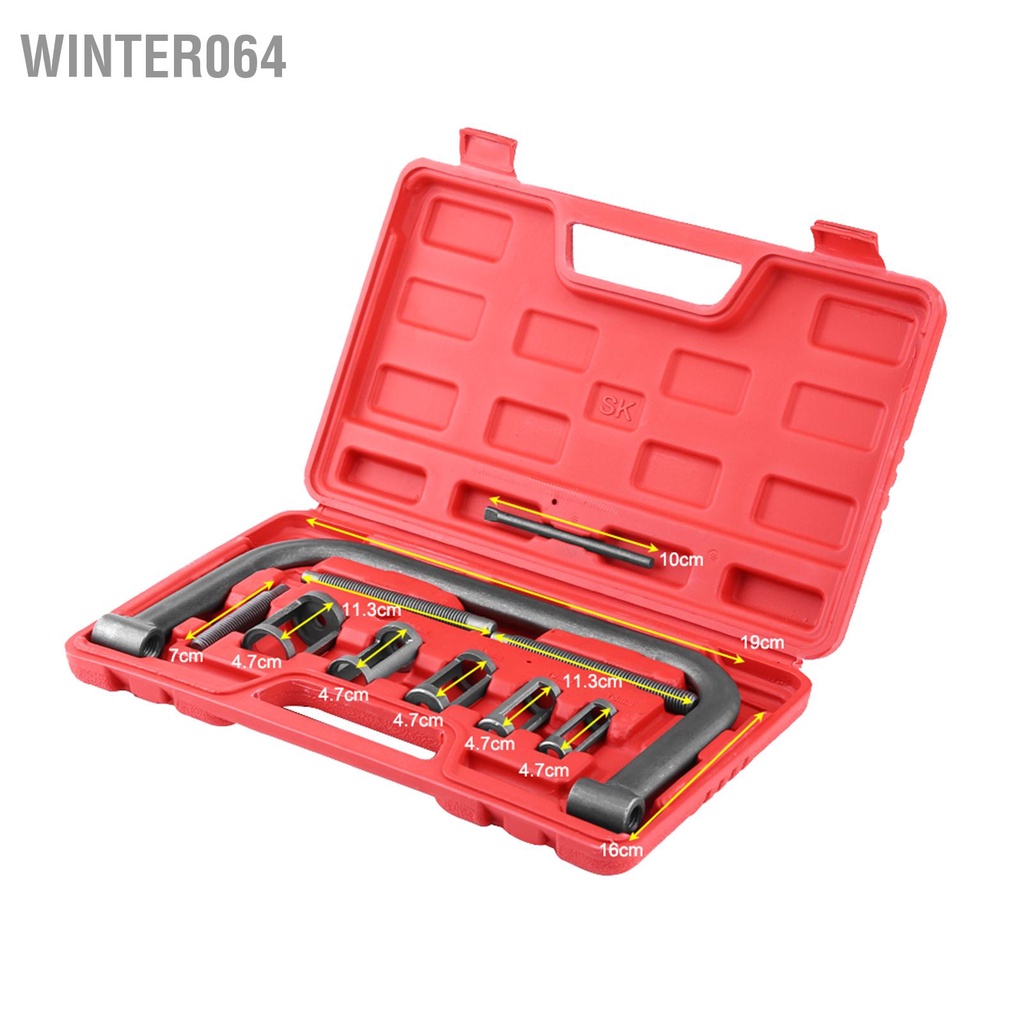 10 Cái Van Lò Xo Máy Nén Bộ Loại Bỏ Công Cụ Cài Đặt Cho Xe Động Cơ Winter064