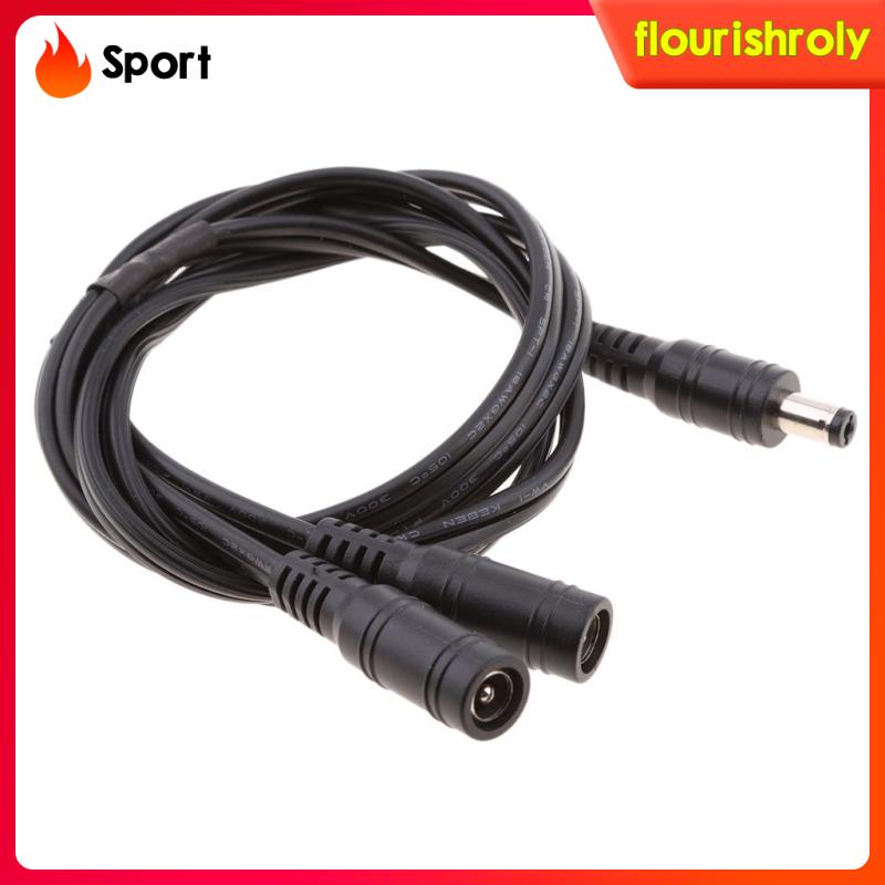 Dây Cáp Chia Nguồn DC 1 Male Sang 2 Female Jack 12V 5.5X2.1Mm