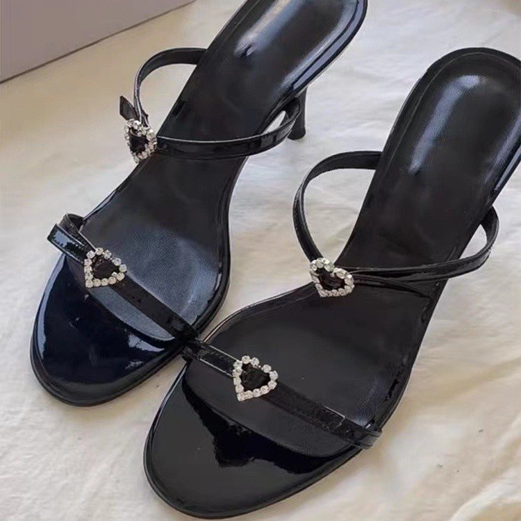 Hong Kong Premium shoes❥Giày Cao Gót Đính Đá Thời Trang Dành Cho Nữ