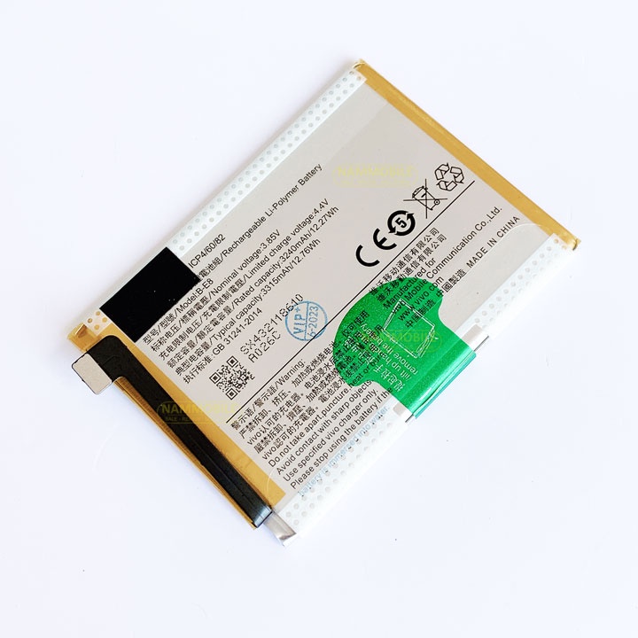 HCM Pin Vivo V11i B-E8-V11I 3315mAh Zin Dung Lượng Chuẩn  * Tặng Siêu Dán Pin