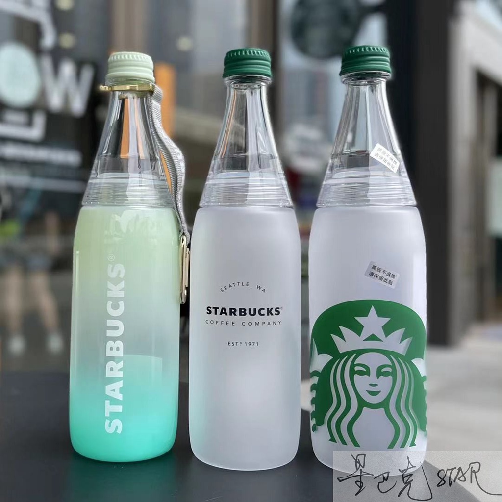 Thương Hiệu Mới Bình Nước In Hình Nữ Thần Starbucks Cổ Điển Màu Trắng