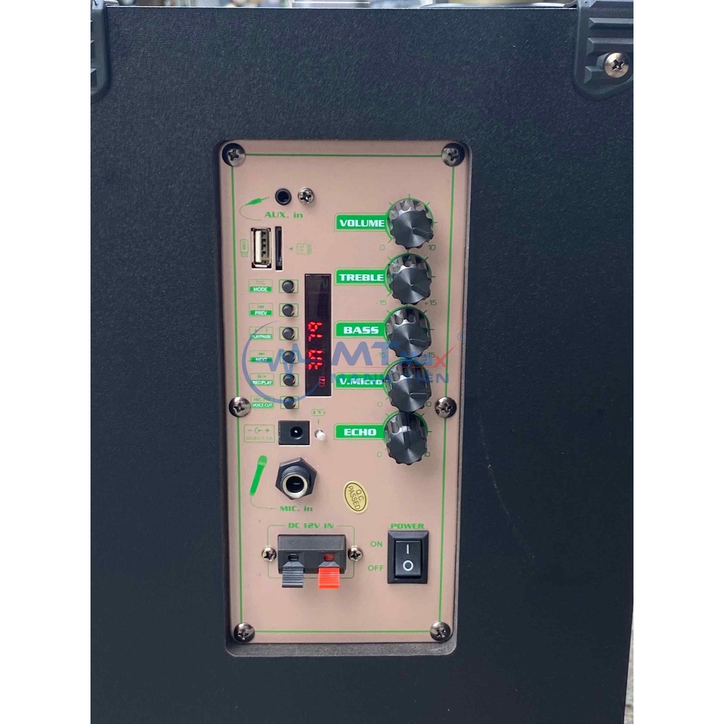 Loa Karaoke Di Động AT T8, Bass 20, Tặng 1 Micro Không Dây