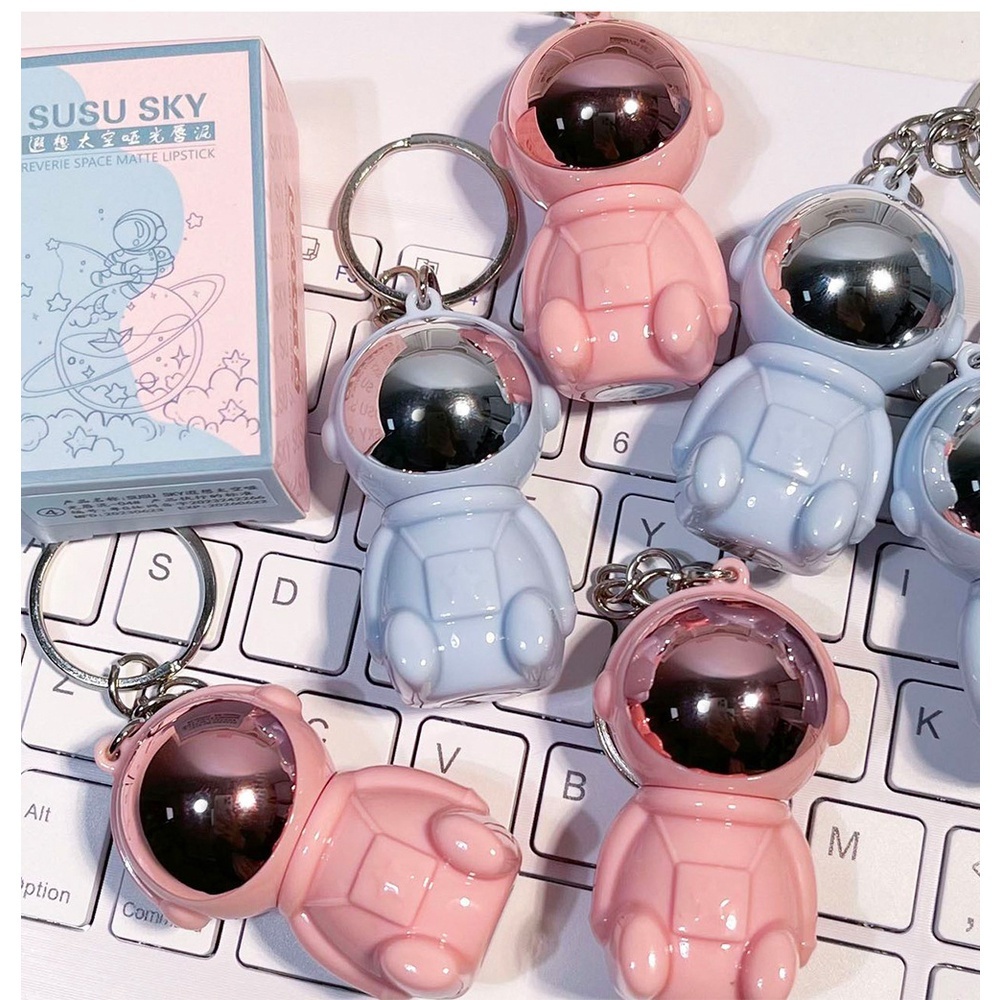 Son Môi Chống Thấm Nước Lâu Trôi Thiết Kế Hình Phi Hành Gia Dễ Thương