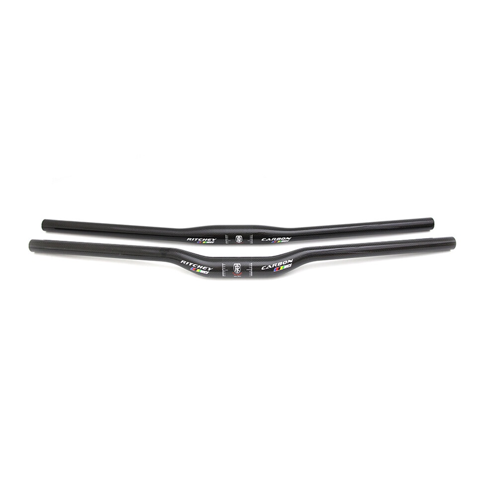 Tay Lái Xe Đạp Leo Núi Bằng Sợi Carbon Bóng 3K Chất Lượng Cao