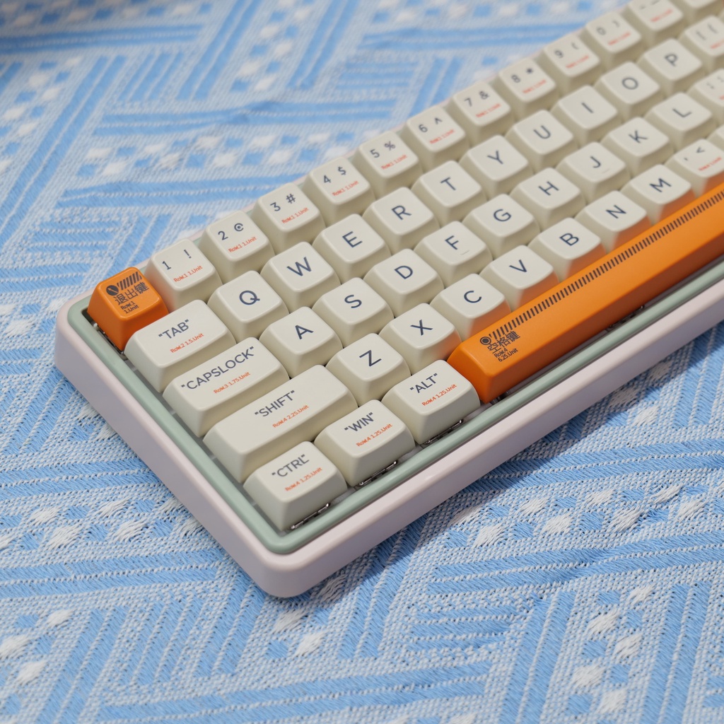 Retro Plastic Keycaps MDA Profile 7U Không Gian PBT Dye Sub Bàn Phím Cơ Keycap